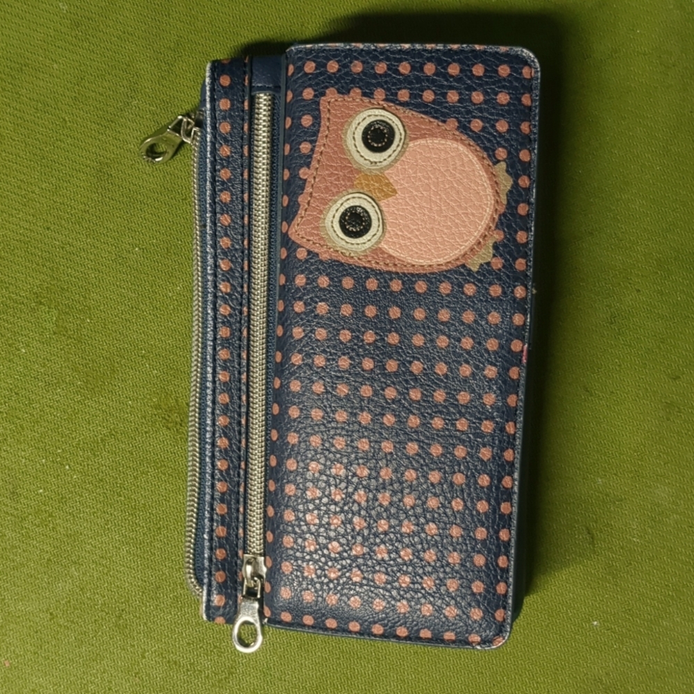 Relic Owl Clutch Wallet